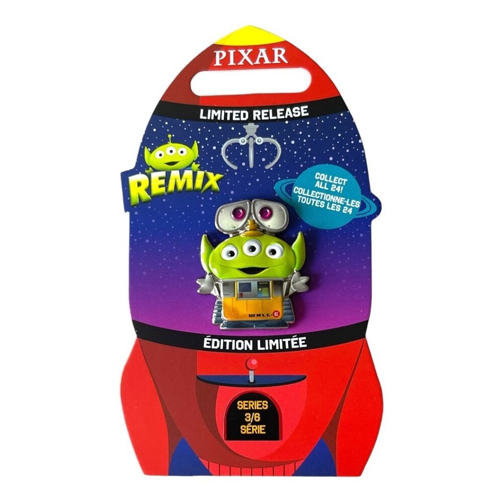 Disney Store Disney Pixar Toy Story Alien Remix Wall-E Limited Release Pin